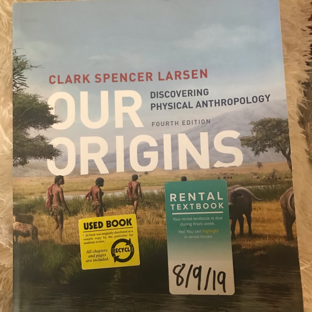 Anthropology textbook 4th ed.